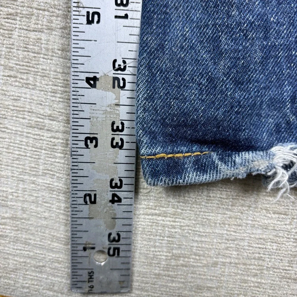 Vintage Levis 517 Mens 36x33 Bootcut Jeans  Light Distressed Festival  Denim